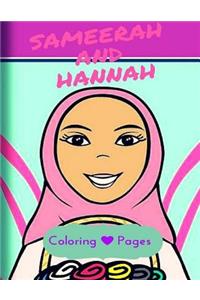 Sameerah and Hannah Coloring Pages