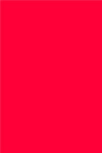 Journal Carmine Red Color Simple Plain Red