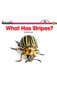 What Has Stripes? Shared Reading Book