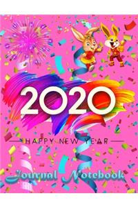 Happy New Year 2020 journal notebook