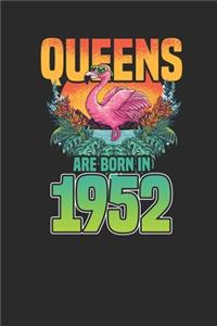 Queens Are Born In 1952: Small Lined Notebook - Birthday Gift or Anniversary Gift Idea