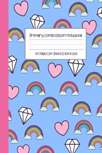 Primary composition notebook 120 pages (60 sheets) 8.5x11 (A4)