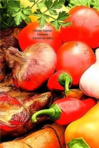 Viande Oignon Tomates Carnet de notes