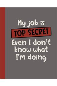 My Job is Top Secret Even I Don't Know What I'm Doing