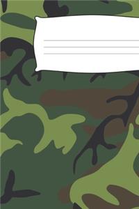 Camouflage Composition Notebook