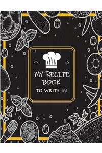 My Recipe Book To Write In