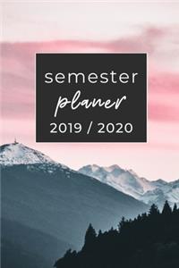 Semester Planer 2019 / 2020