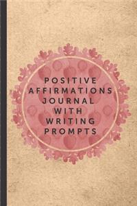 Positive Affirmations Journal With Writing Prompts