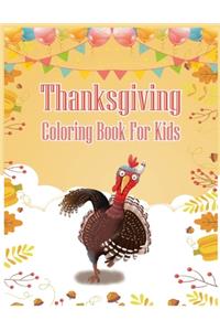 Thanksgiving Coloring Book For Kids