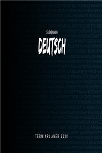 Studiengang Deutsch - 2020 Terminplaner