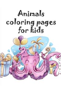 Animals coloring pages for kids