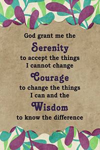 God Grant Me The Serenity