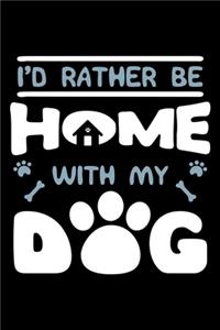 I'd Rather Be Home With My Dog