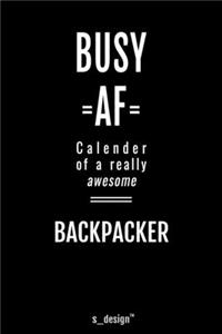 Calendar 2020 for Backpackers / Backpacker