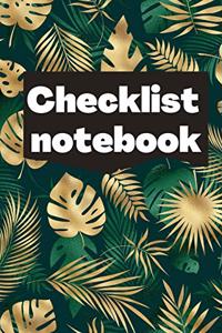 Checklist Notebook