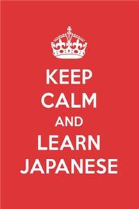Keep Calm and Learn Japanese: Japanese Designer Notebook