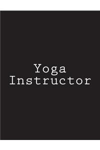 Yoga Instructor