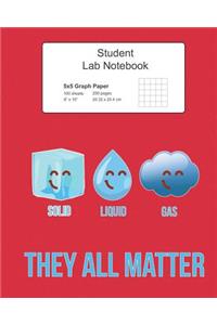 Student Science Lab Graph Paper Notebook