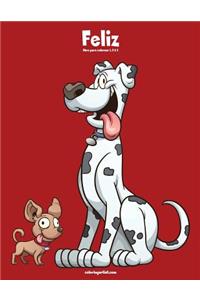 Feliz libro para colorear 1, 2 & 3