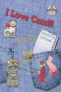 Cat Lover Jeans Composition Notebook