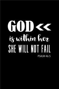 God Is Within Her She Will Not Fall