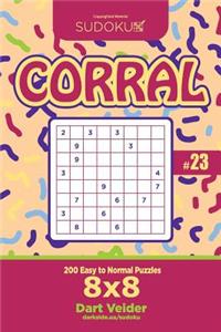 Sudoku Corral - 200 Easy to Normal Puzzles 8x8 (Volume 23)
