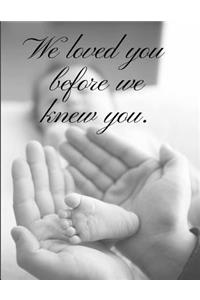We Loved You Before We Knew You