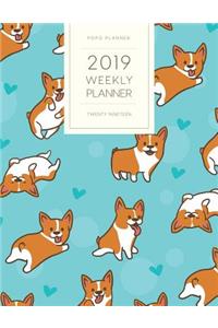 2019 Weekly Planner Twenty Nineteen