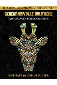 Malvorlagen für Erwachsene (Geheimnisvolle Wildtiere)