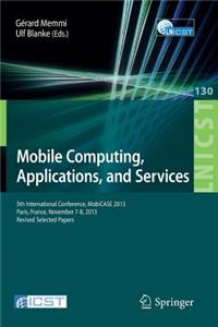 Mobile Computing, Applications, and Services