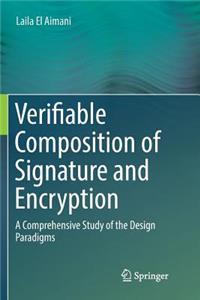 Verifiable Composition of Signature and Encryption