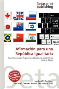 Afirmacion Para Una Republica Igualitaria