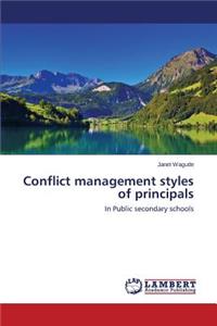 Conflict management styles of principals