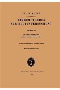 Mikromethoden zur Blutuntersuchung