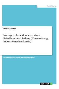 Normgerechtes Montieren einer Rohrflanschverbindung (Unterweisung Industriemechaniker/in)