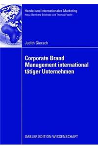 Corporate Brand Management International Tätiger Unternehmen