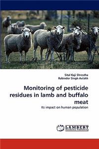 Monitoring of pesticide residues in lamb and buffalo meat