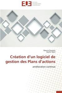 Création D Un Logiciel de Gestion Des Plans D Actions