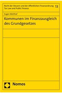 Kommunen Im Finanzausgleich Des Grundgesetzes