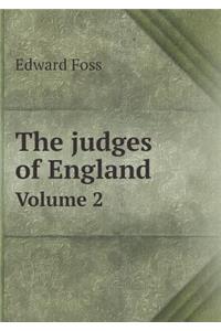 The Judges of England Volume 2