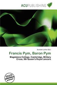 Francis Pym, Baron Pym