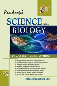 Pradeep's Science Biology Part - III for Class 10 - Examination 2025-26