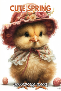 Cute Spring Coloring Book