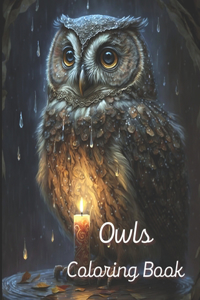 Owls Coloring Book