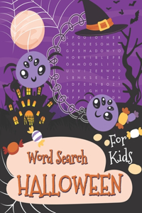 Halloween Word Search For Kids