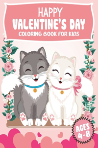 Happy Valentine's Day Coloring Book for Kids
