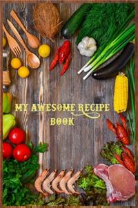 My Awesome Recipe Book