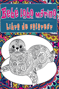 Bebé lobo marino - Libro de colorear ✏️