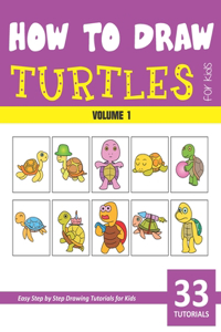 How to Draw Turtles for Kids - Volume 1