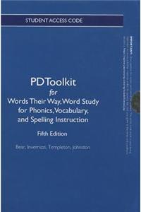 PDToolkit -- Standalone Access Card -- for Words Their Way